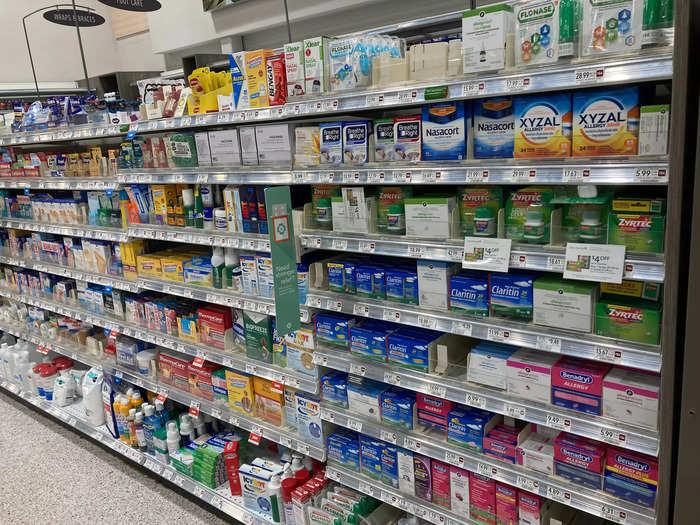 In addition to a full grocery store, the Publix I visited also had a pharmacy section.