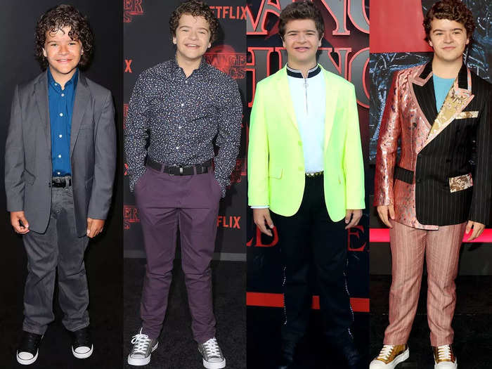 Gaten Matarazzo ditched classic shirts and dress pants after season two premiered.