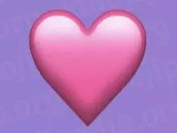 4. Pink heart