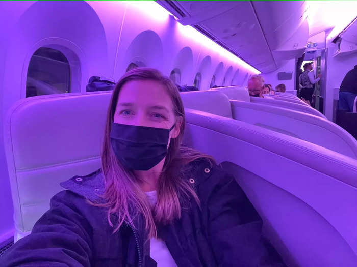 I sat in the current business-class section on my flight to New Zealand, and while I was able to get a full night