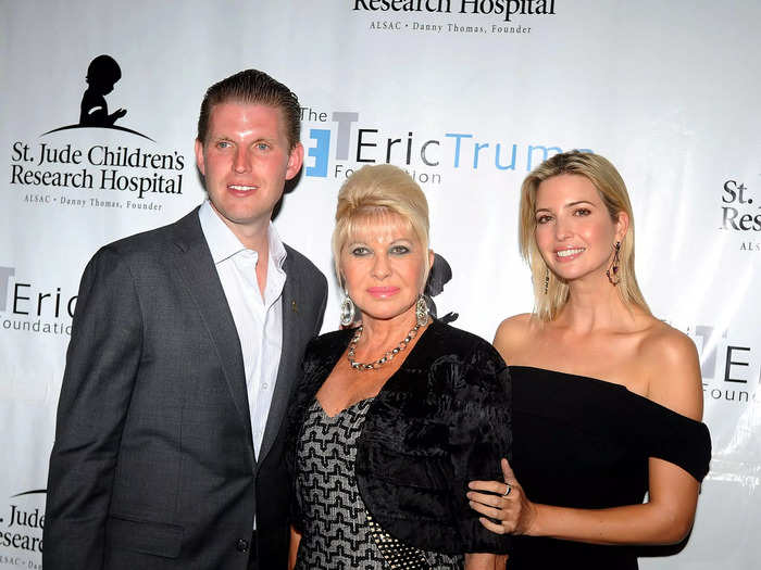 Ivana Trump had custody of the three children when they were young