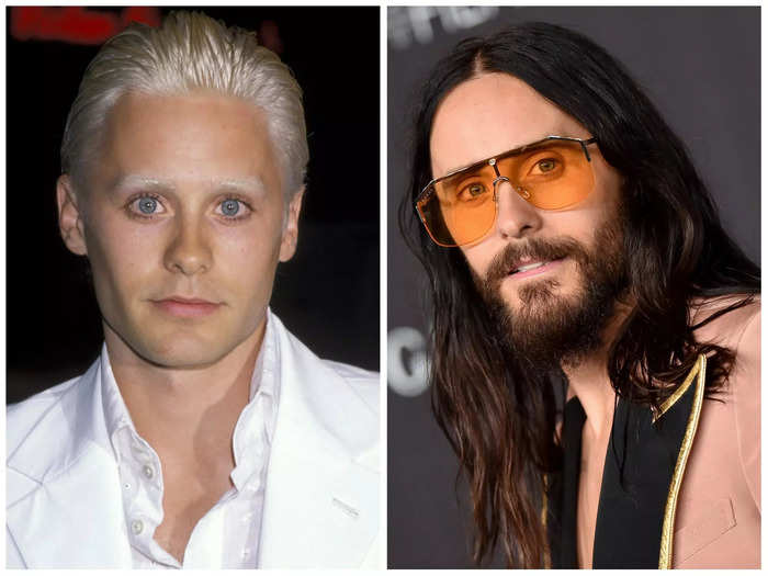 Jared Leto attended a screening of "Urban Legend" with bleached eyebrows and matching hair in 1998.