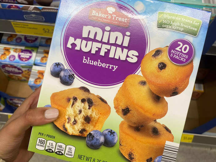 I always grab a pack of mini muffins when I