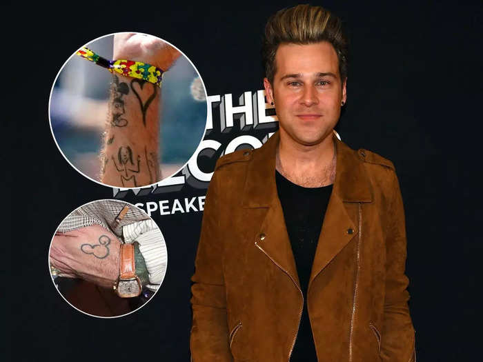 Ryan Cabrera is a major Disney fan with two Mickey Mouse tattoos.