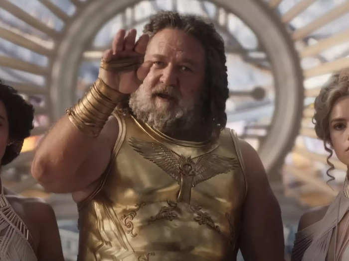 Russell Crowe shot all his Zeus scenes twice: once with a Greek accent and another time in a British accent.