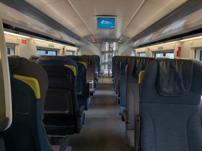 The train was really clean. Eurostar has three travel classes – standard, standard premier, and business premier. I opted for the former.