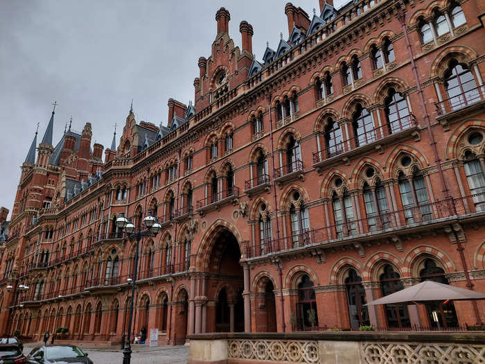 The Eurostar departs from St. Pancras, right next to King