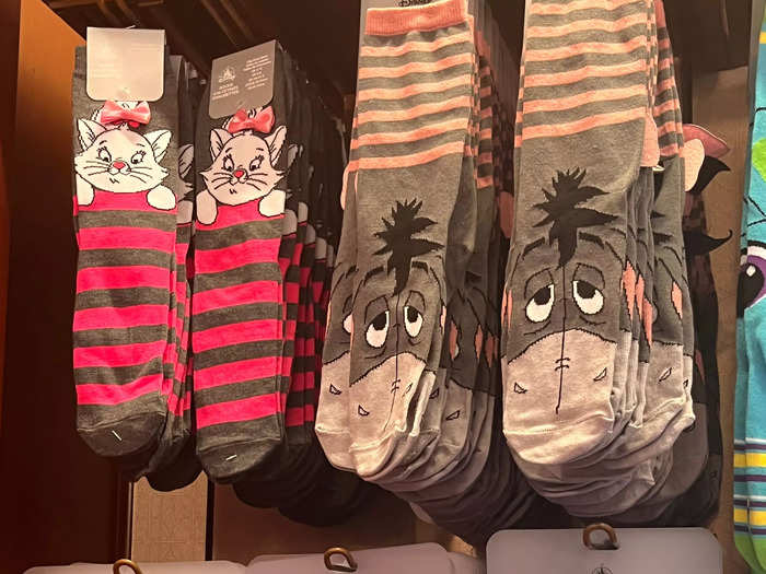 For me, the odds of wearing funky character socks outside of the parks are slim.