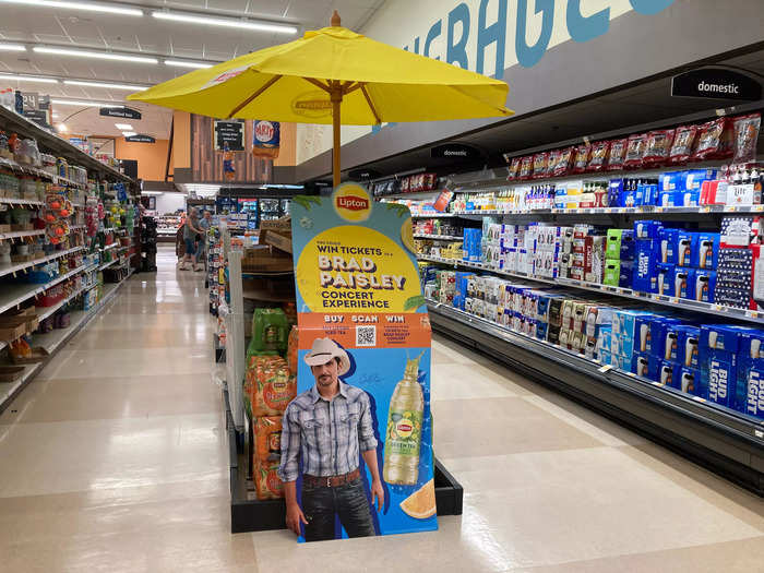 A promotion for Lipton tea featuring country singer Brad Paisley felt uniquely Southern to me.