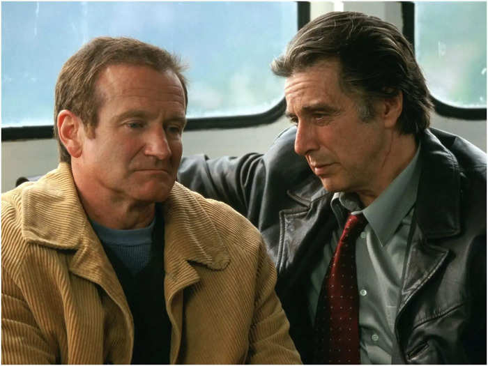 Williams plays a crime writer evading a detective played by Al Pacino in the 2002 thriller "Insomnia."