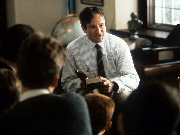 Williams scored his second Oscar nomination for "Dead Poets Society" in 1989.