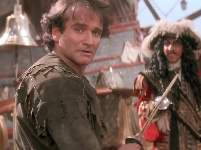 He took the role of an adult Peter Pan who forgot all about Neverland in the 1991 classic "Hook."