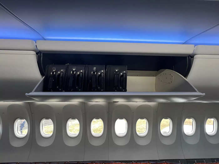 Passengers will also have access to large pivoting overhead bins, which maximizes the number of bags that can fit…