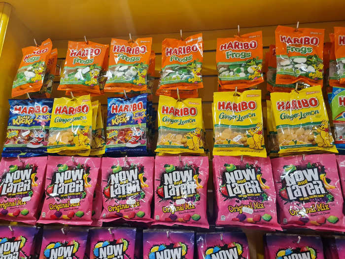 Just like the sales assistant mentioned, there was a wide variety of European snacks. The brand that stuck out to me was Haribo, a German candy brand known for its fruit gummies.