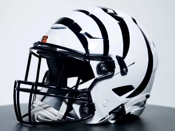 The Cincinnati Bengals unveiled a new White Bengal tiger alternate helmet.