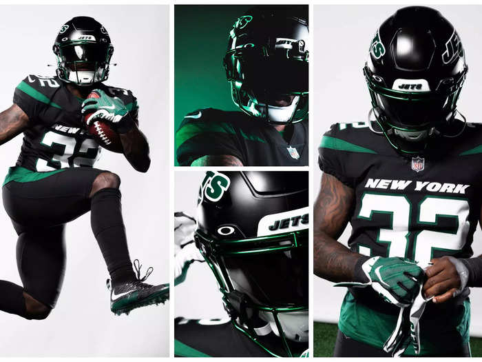 Meanwhile, the Jets went stealth black for their alternates.