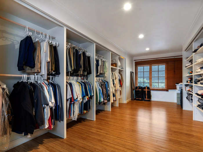 The primary bedroom closet is bigger than most New York City apartments.