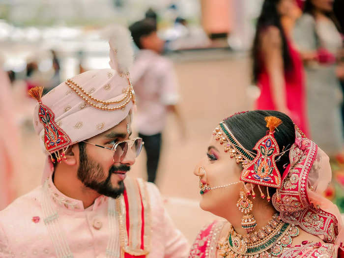 Simran told Insider that her signed lehenga was one of her favorite parts of the wedding celebrations.