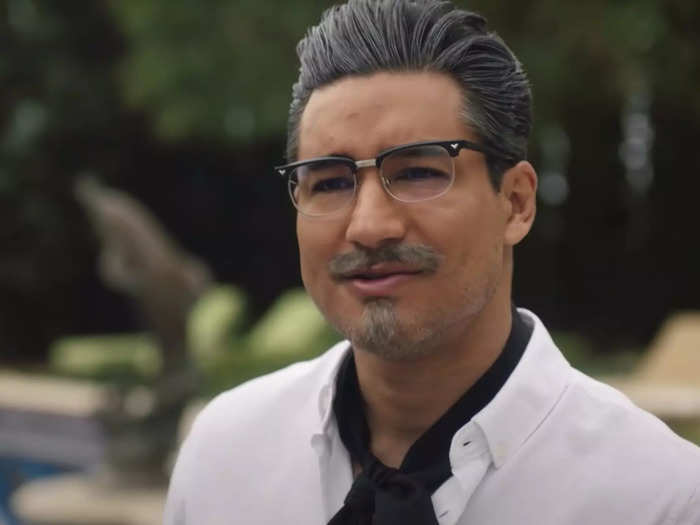 The next year, Lifetime made a movie starring Mario Lopez as The Colonel in "Recipe for Seduction."