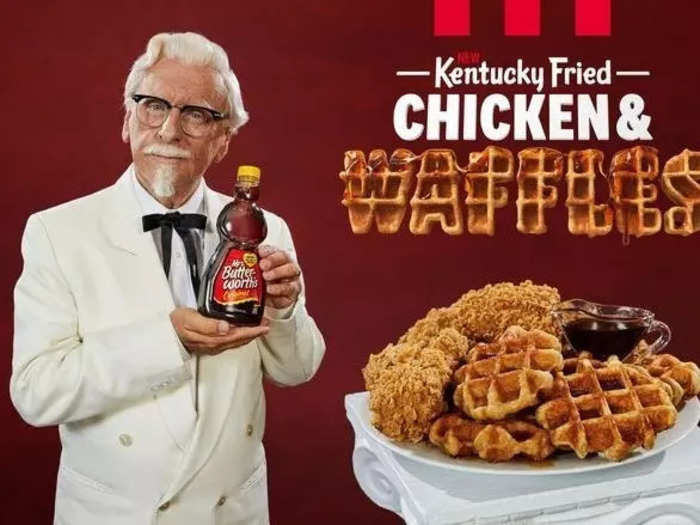 Later in 2018, Craig Fleming appeared as The Colonel alongside Mrs. Butterworth in an  ad promoting KFC