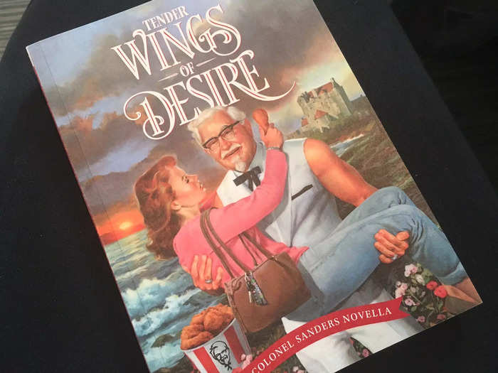 2017 was also the year KFC released a romance novella featuring The Colonel, called "Tender Wings of Desire."