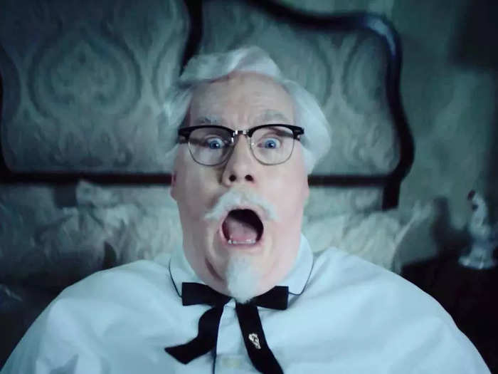 This became a period of many Colonel Sanders portrayals, with the next played by comedian Jim Gaffigan.
