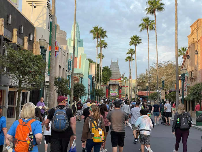 Getting to the park for rope drop lets us line up for popular rides faster.