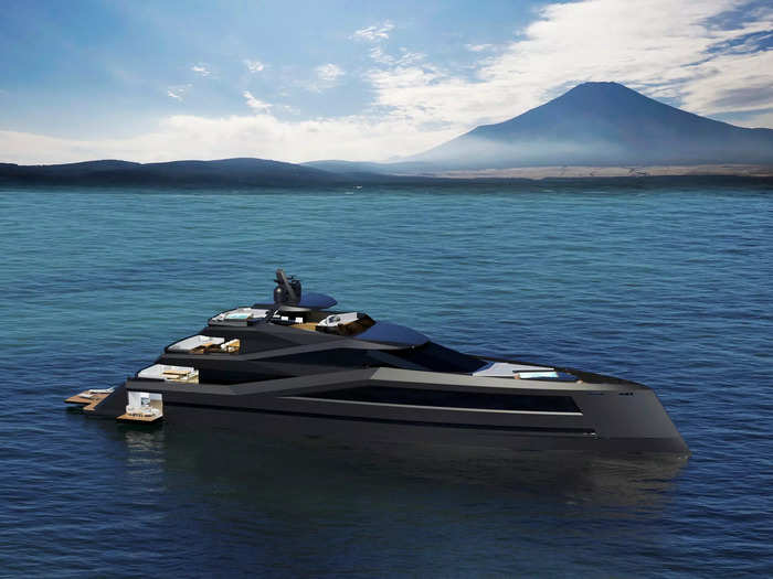 Daroca Design and SP.9 collaborated to create this concept superyacht which mixes Spanish and Chinese culture.