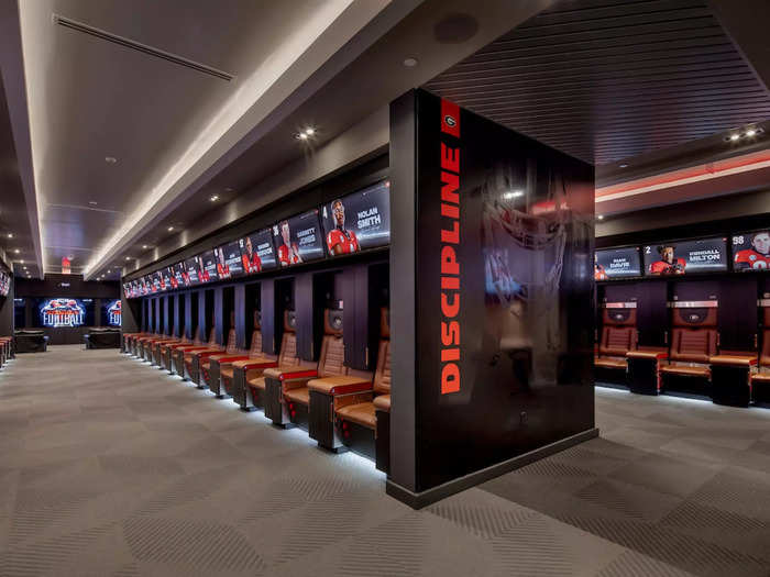Of course, the star of the show for the players will be the new locker room.