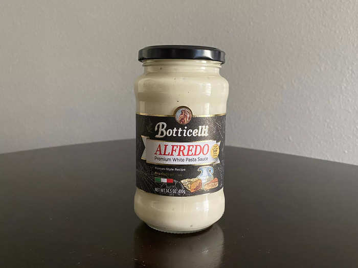 I had never tried the Botticelli Alfredo sauce before.