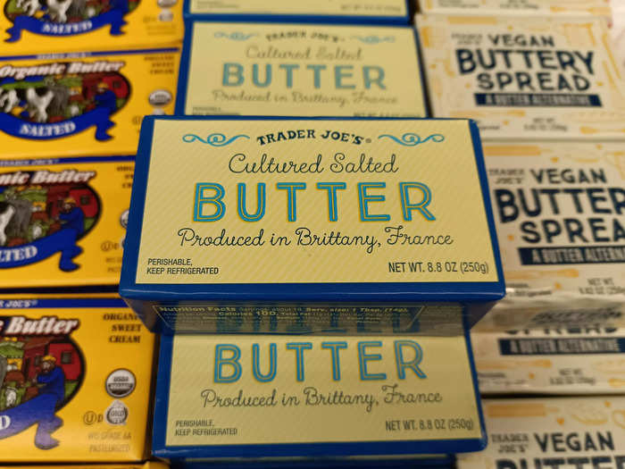 Cultured butter contains healthy probiotics and has a gently tangy taste.