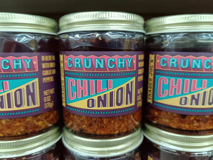 The chili-onion crunch adds heat and texture to everything from eggs to nachos.