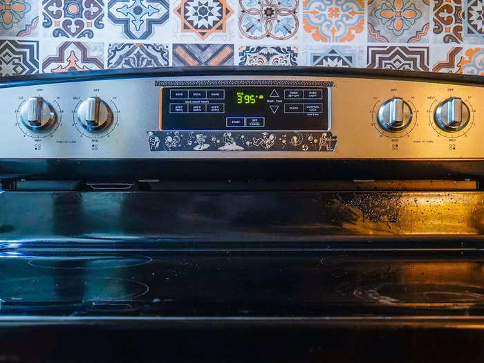 Dominika uses the metric system and recommends first preheating your oven to 200 degrees Celsius. I set my oven to 395 degrees Fahrenheit, which is the closest setting to her recommendation.