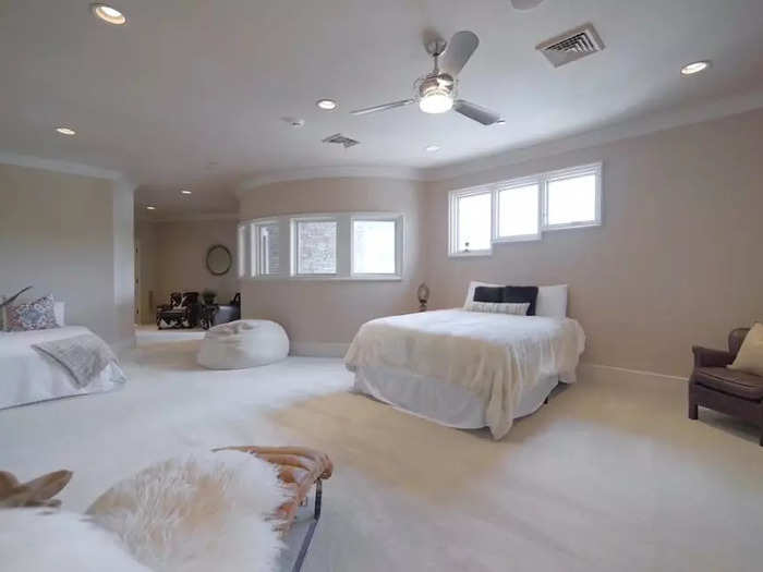 This bedroom looks bigger than the primary suite.