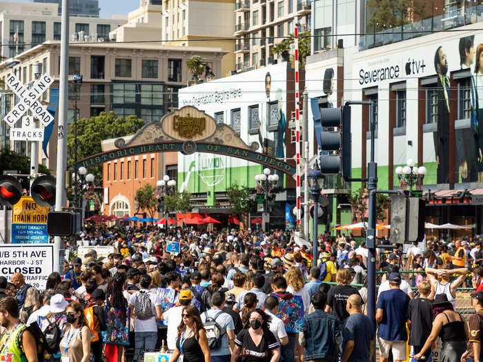 Whether you were entering or exiting SDCC, you couldn