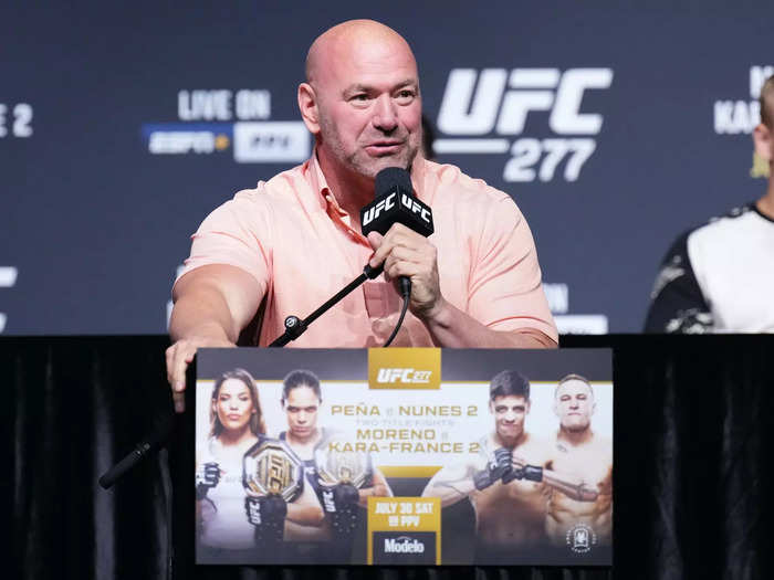 But the UFC boss Dana White interjected at those comments.