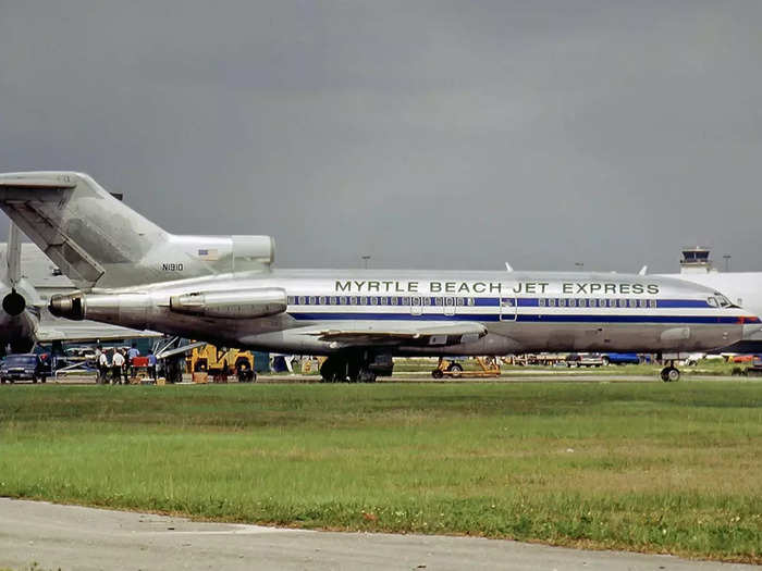 Spirit operated the flights for WTS in partnership with Myrtle Beach Jet Express. However, the partnership ended in August 1997 after finger-pointing began between the two carriers.