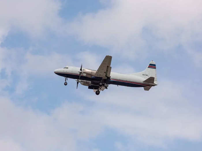 Charter One leased two Convair 580 turboprops for the service. It would operate the planes for only a couple of years before rebranding to Spirit Airlines.