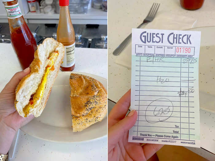 In addition to nightlife, I found that food in general was just really expensive. This single-egg sandwich cost me $6.25 — about double the cost I