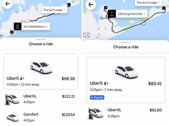 But the alternative of taking Ubers was also overpriced. It could cost around $100 to get from parts of East Hampton and Southampton to The Surf Lodge, a popular club in Montauk, on a non-holiday-weekend Friday afternoon.