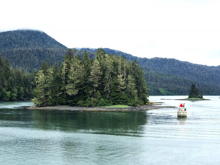 Leaving Petersburg, the Matanuska navigated its way through the Wrangell Narrows, a sinuous channel between Mitkof and Kupreanof Islands that, at times, was not much wider than a river.