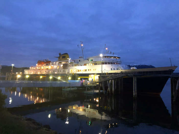 Rather than serving solely leisure travel, the ferry is part of the Alaska Marine Highway, which is the state