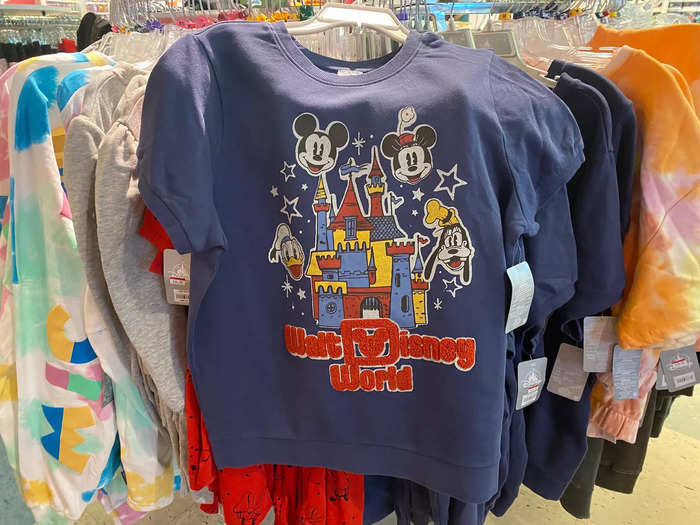 There is one frustrating aspect of shopping at a Disney Outlet: limited quantities of merchandise. I found shirts I liked that weren