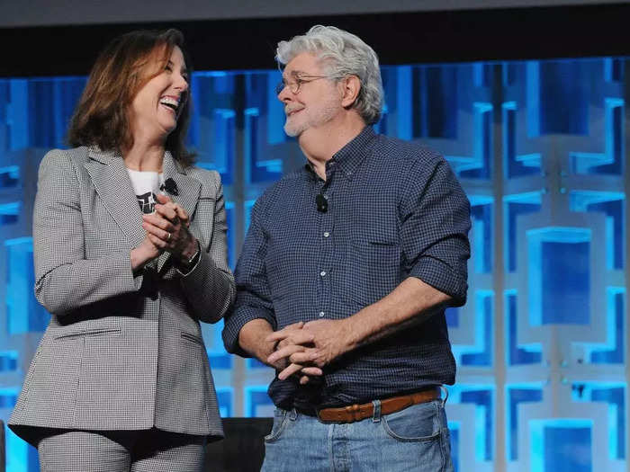 In June 2012, Kennedy stepped down from Kennedy/Marshall to serve as co-chair of George Lucas