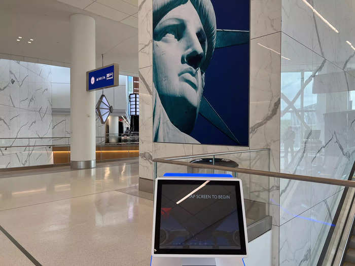 Terminal C also proved to be impressive. Delta has invested thousands of work hours over five years, resulting in a nice, modern new facility.