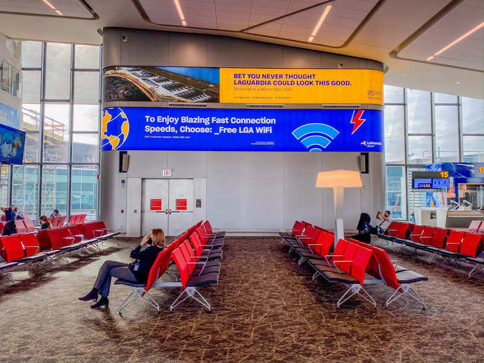 Passengers traveling through may notice the unique lighting fixtures, artwork, and concessions in the terminal, which are intended to replicate a hotel, rather than an airport.