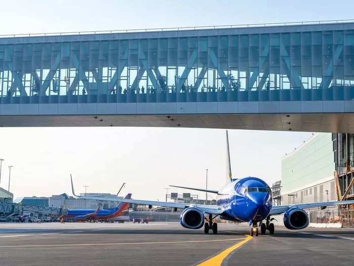 Aircraft will be able to taxi underneath both bridges, alleviating the congestion LaGuardia