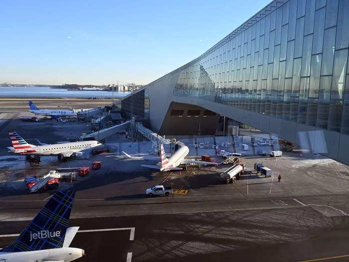 …and two skybridges. The western skybridge was the second to open in January 2022.