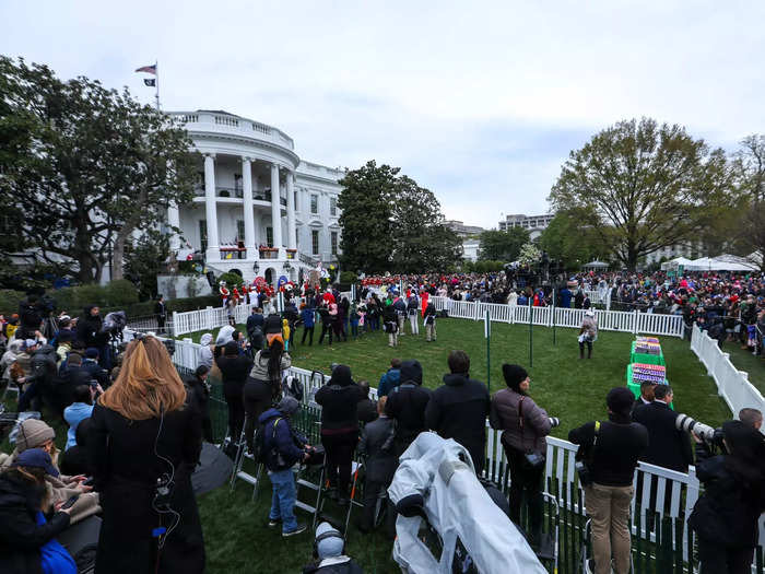 The ceremony will be held on the South Lawn of the White House.