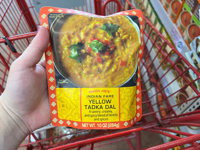 Yellow tadka dal makes a high-protein lunch or dinner.